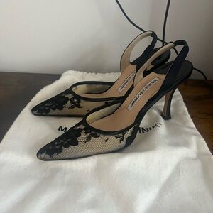Lace Manolo Blahniks